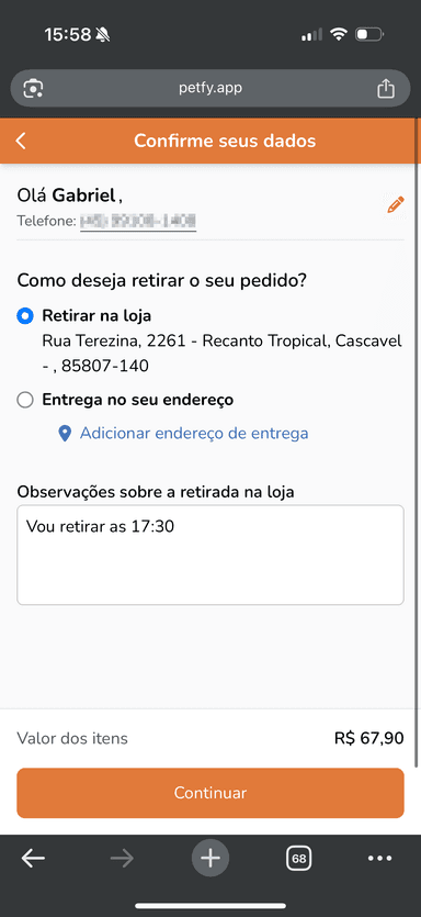 Confirmar Dados - WhatsApp Conversation
